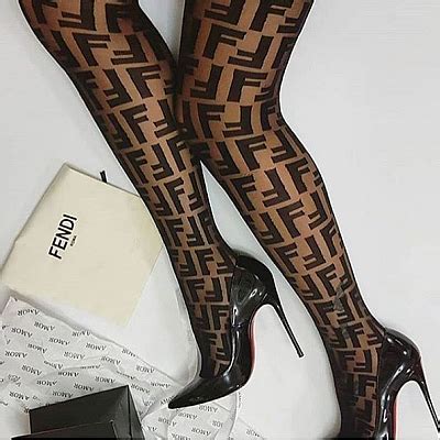 fendi inspired stockings